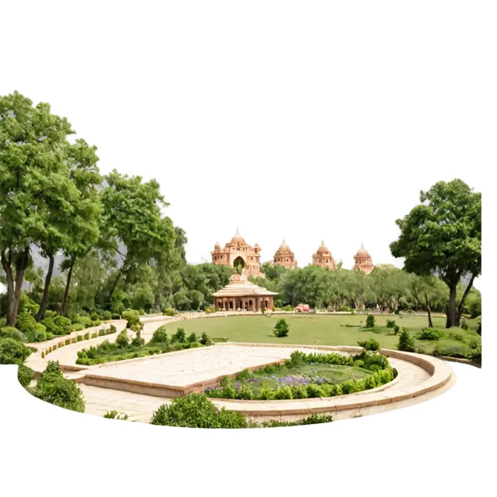 Mughal-Garden-PNG-Image-Explore-the-Timeless-Beauty-of-Persian-Gardens-in-HighQuality-Format