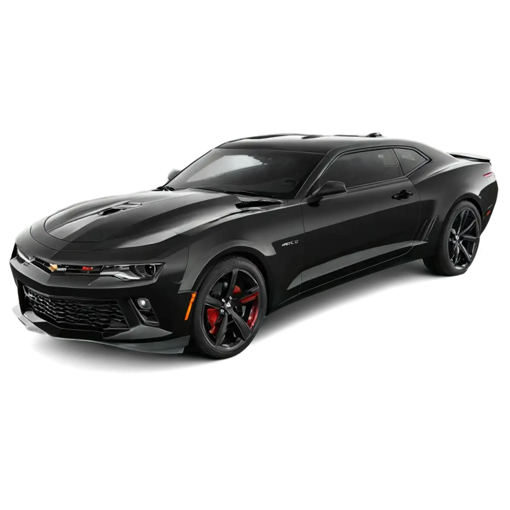 HighQuality-Camaro-Preto-PNG-Image-for-Versatile-Design-Applications