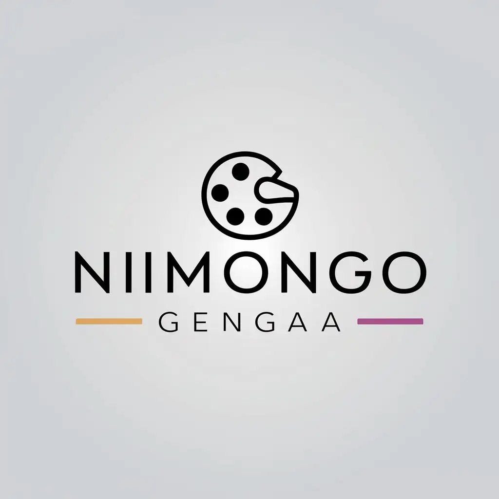 LOGO-Design-For-Nimongo-Genga-Minimalistic-Color-Palette-for-Education-Industry