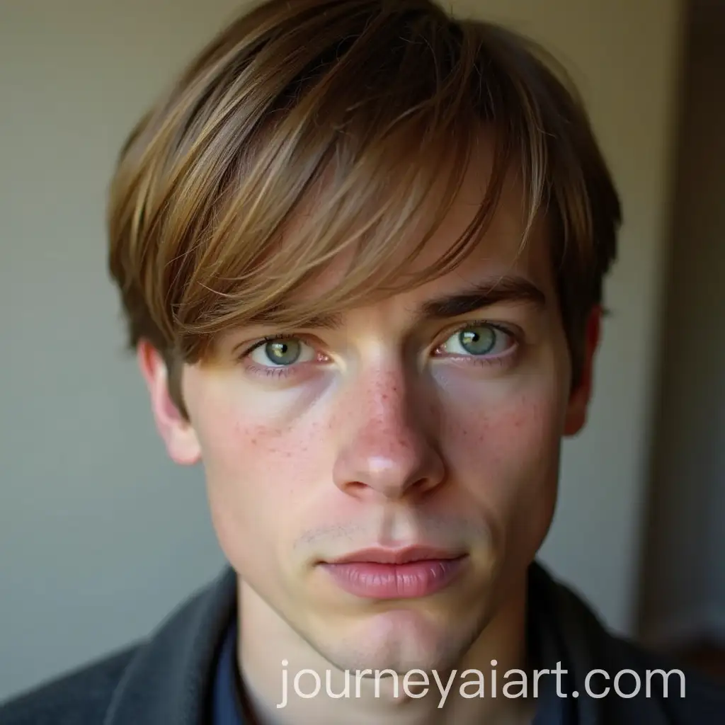 Young-Man-with-Straight-LightAI-Image-Prompt-Expansion-Brown-Hair-and-Dark-Green-Eyes