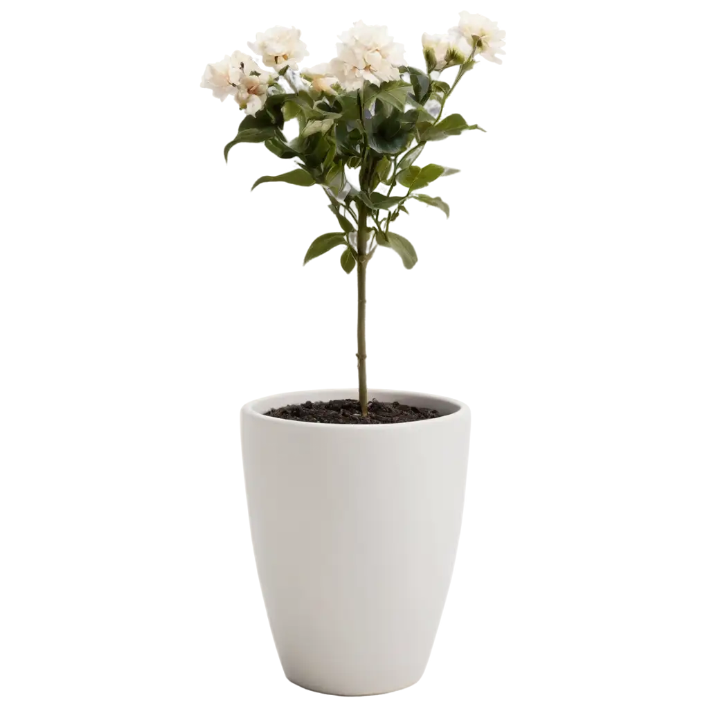 Beautiful-Floor-Flower-in-a-White-Pot-PNG-Image-Enhance-Your-Space-with-Elegance