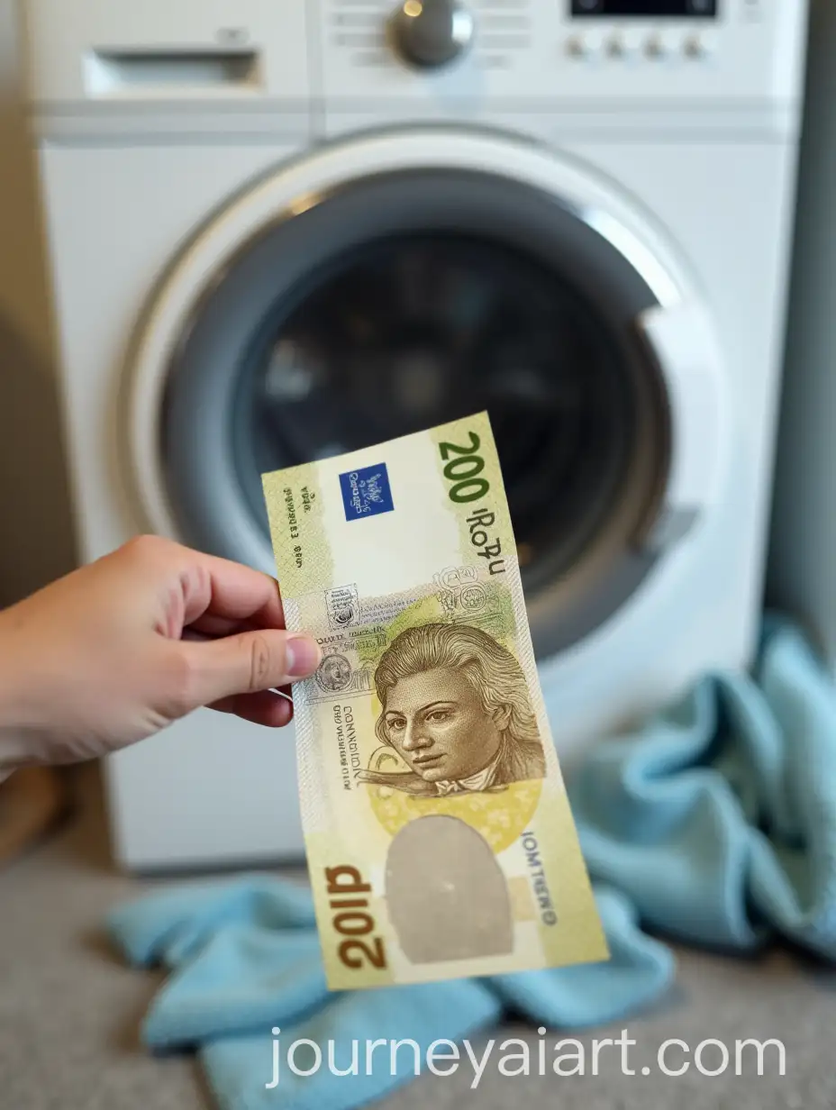 Unique-2000-Krone-Banknote-Featuring-a-Washing-Machine-Design