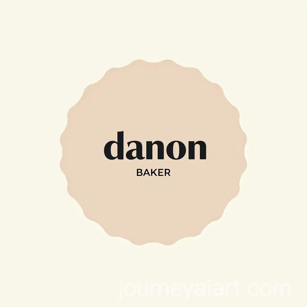 Minimalistic-Logo-Design-for-Home-Baker-with-Danon-Inscription