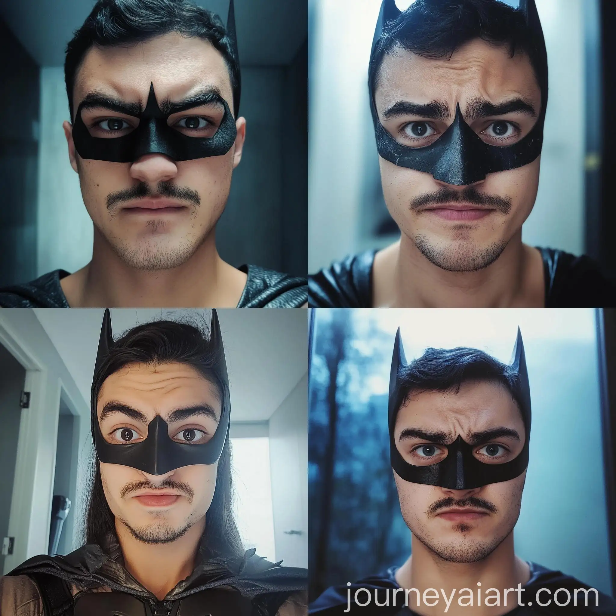 Person-with-BatmanInspired-Face-Paint