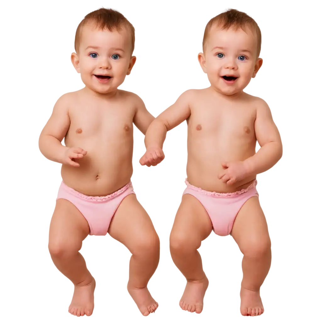 Adorable-Twins-Baby-PNG-Image-for-HighQuality-Visual-Use