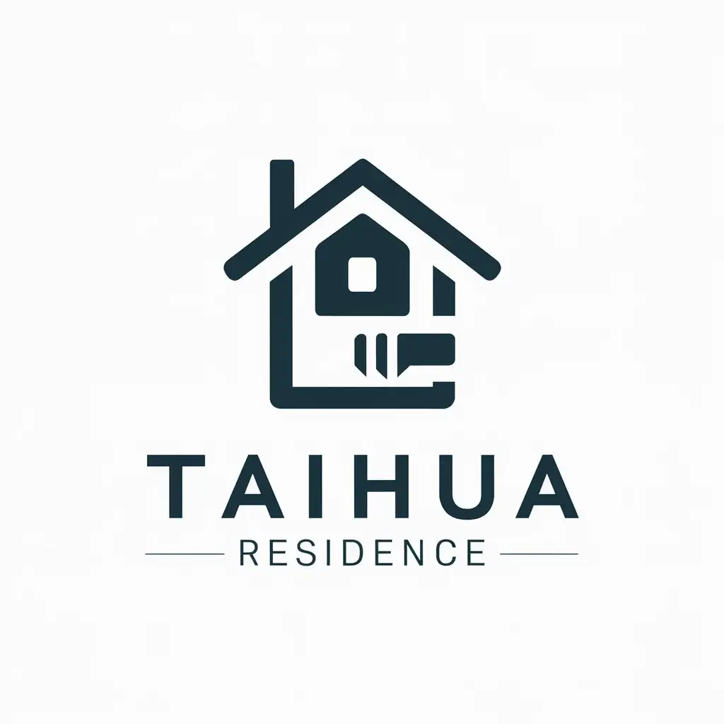 LOGO-Design-For-Taihua-Residence-Modern-House-Key-Safe-Concept