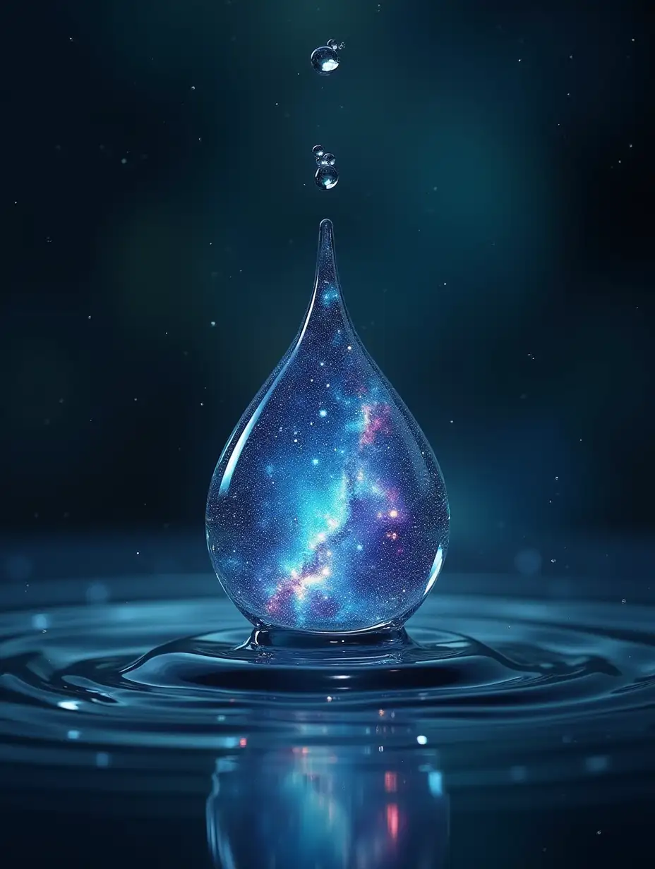 To see the universe in a water drop