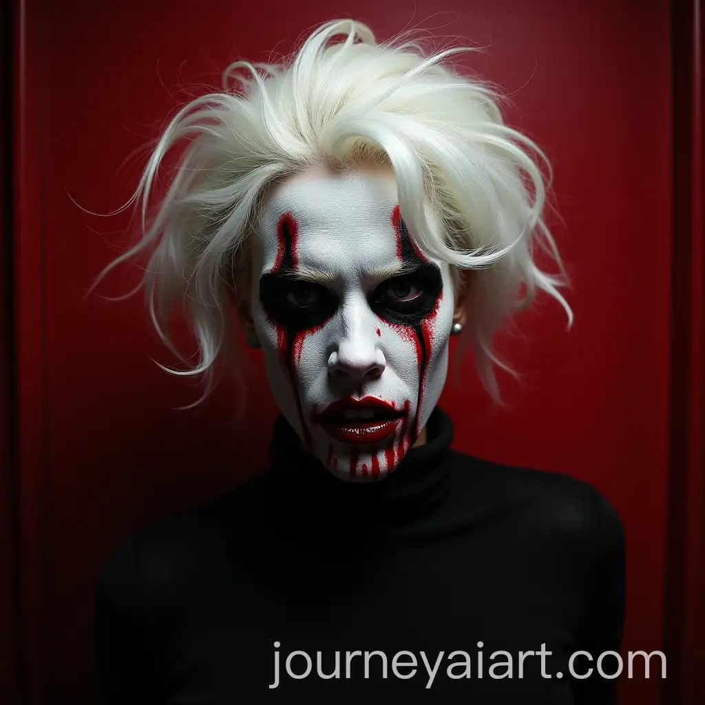 Evil-Maniac-with-White-Hair-Red-and-Black-Attire-and-Bloodstains