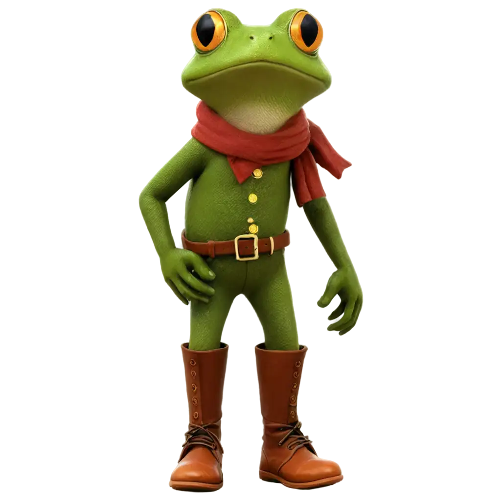 Adorable-Frog-with-Boots-PNG-Image-Create-Charm-and-Whimsy-with-This-AIGenerated-Illustration