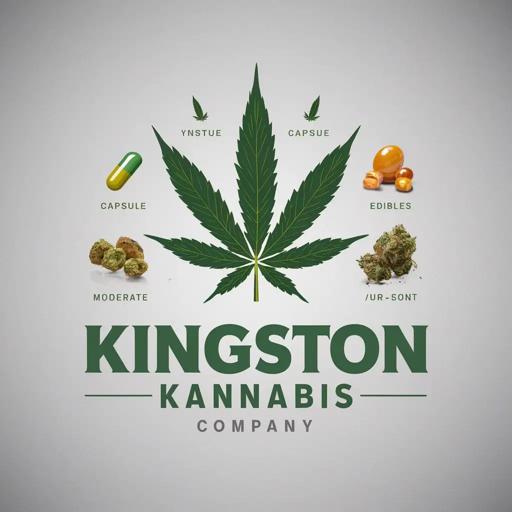 LOGO Design for Kingston Kannabis Company Clean and Realistic Medical Cannabis Theme