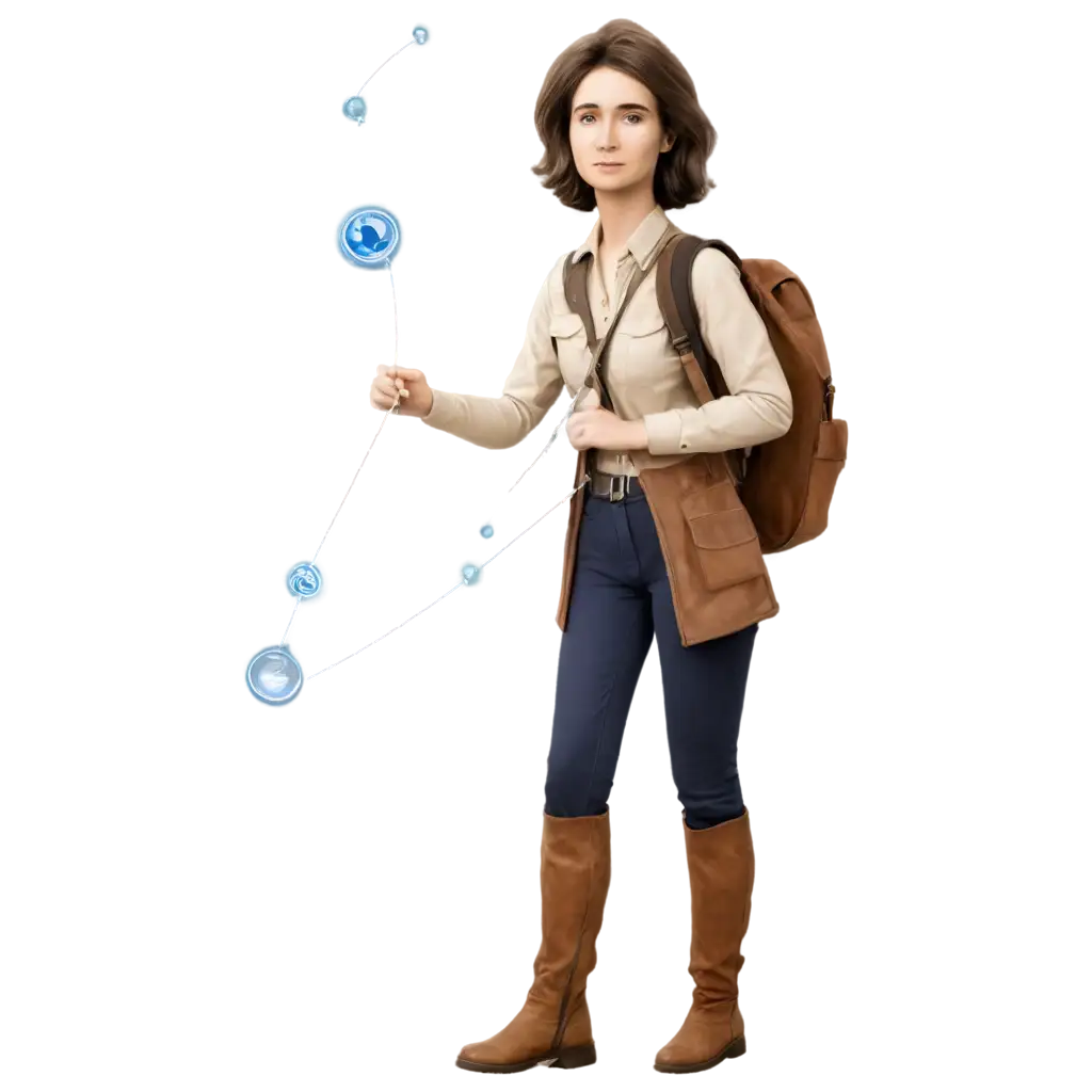 PNG-Image-Rosalind-Franklin-in-the-Style-of-Lizzie-McGuire-with-Explorer-Health-Elements