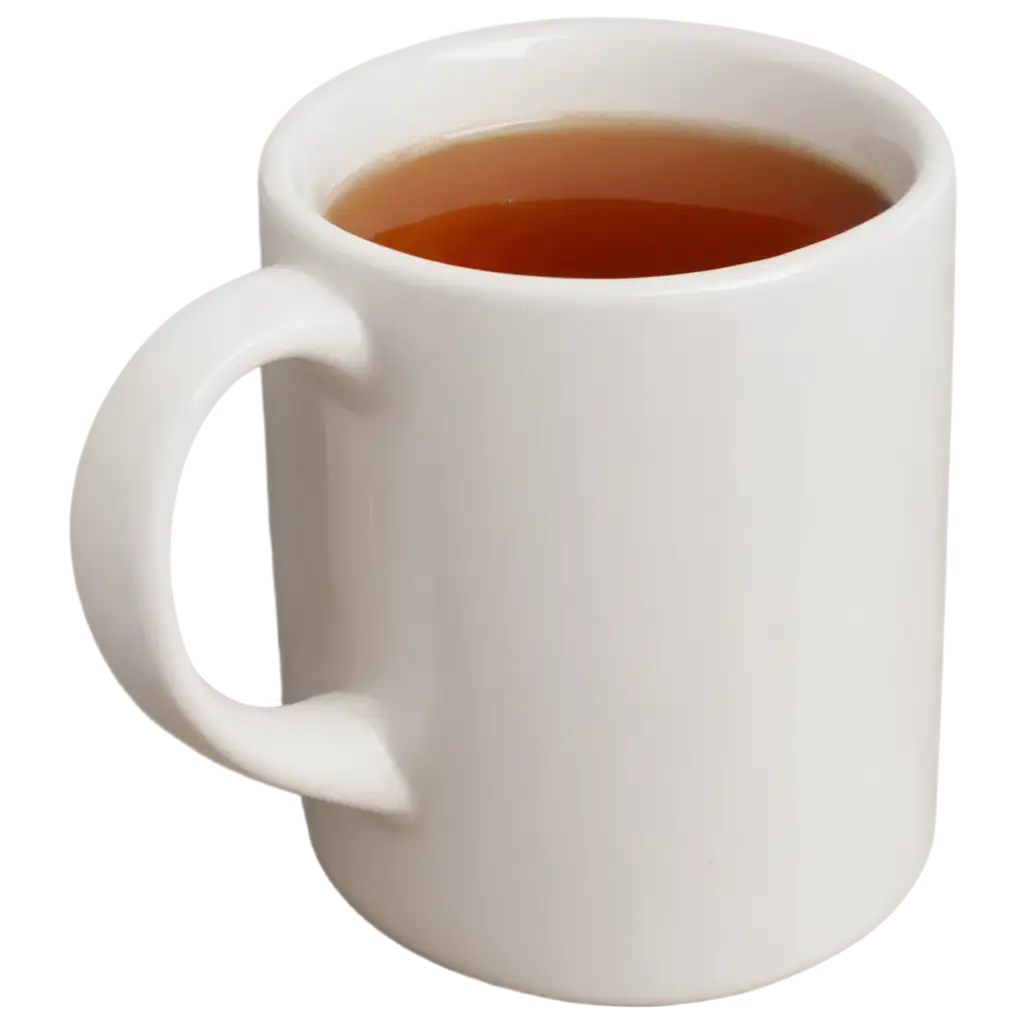 HighQuality-PNG-Image-of-a-White-Mug-with-Tea-Refreshing-Visual-Content