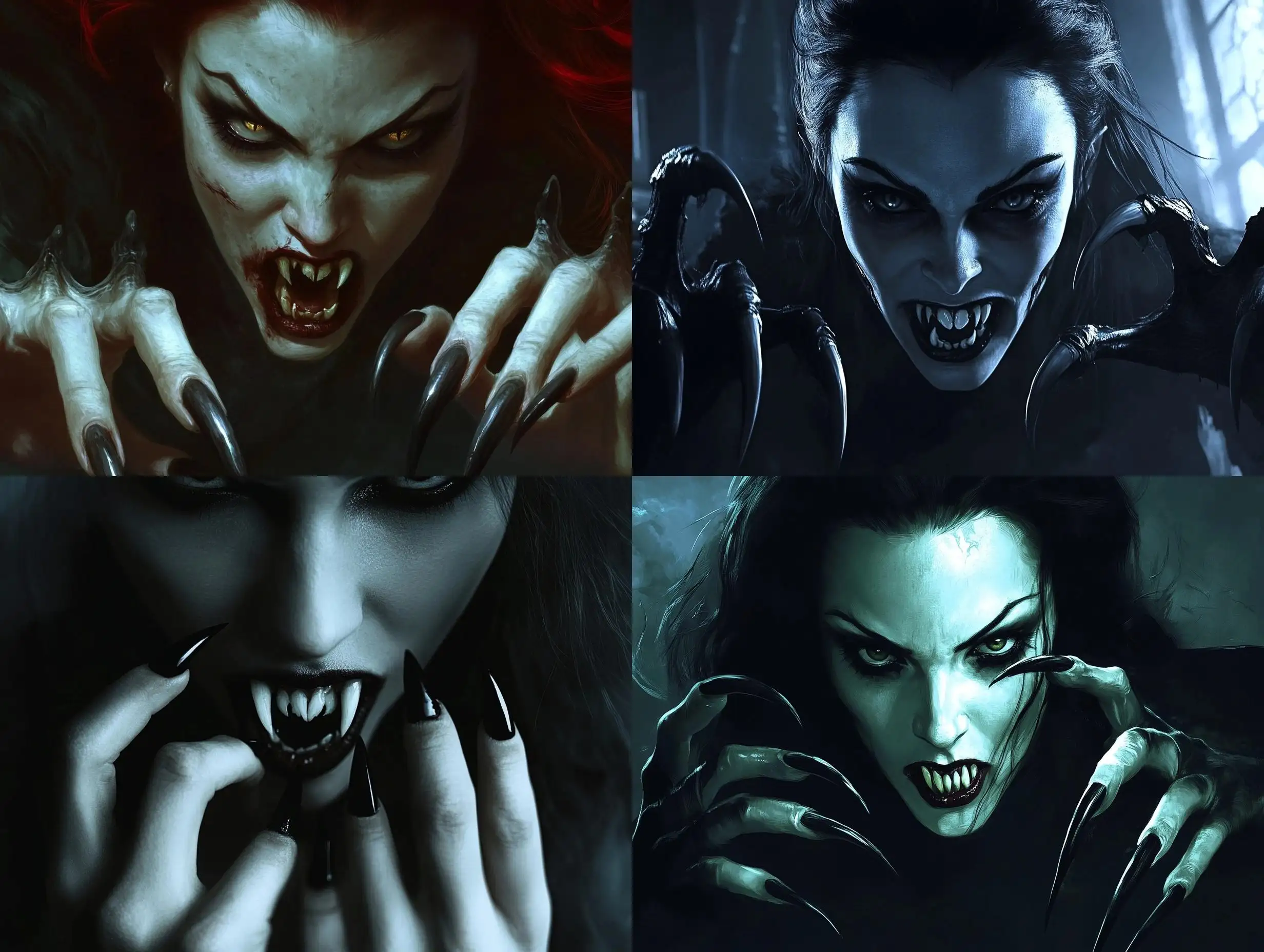 Monstrous-Female-Vampire-in-Dark-Night-Scene