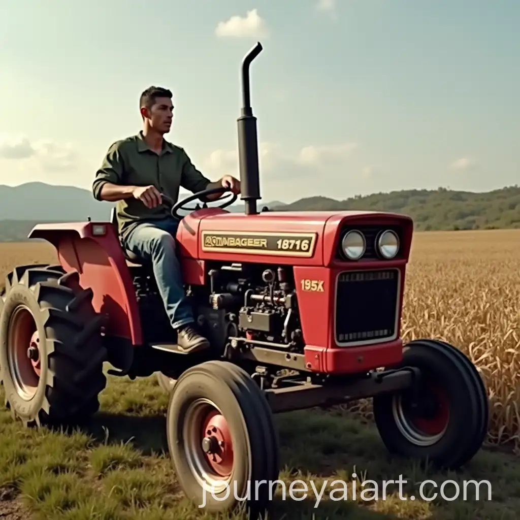 Cristiano-Ronaldo-Driving-a-Tractor-in-the-Countryside