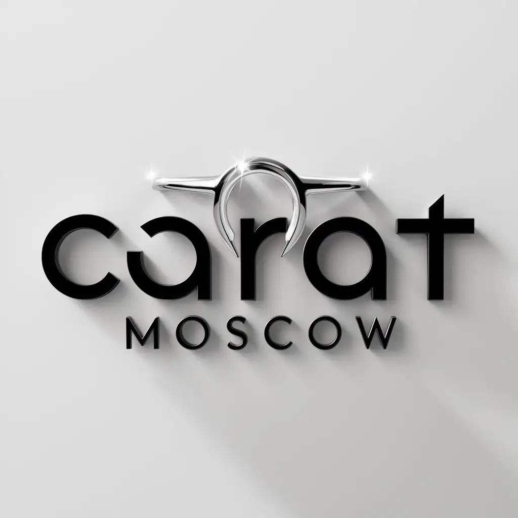 LOGO-Design-For-Carat-Moscow-Elegant-Ring-Symbol-in-Brilliant-Design