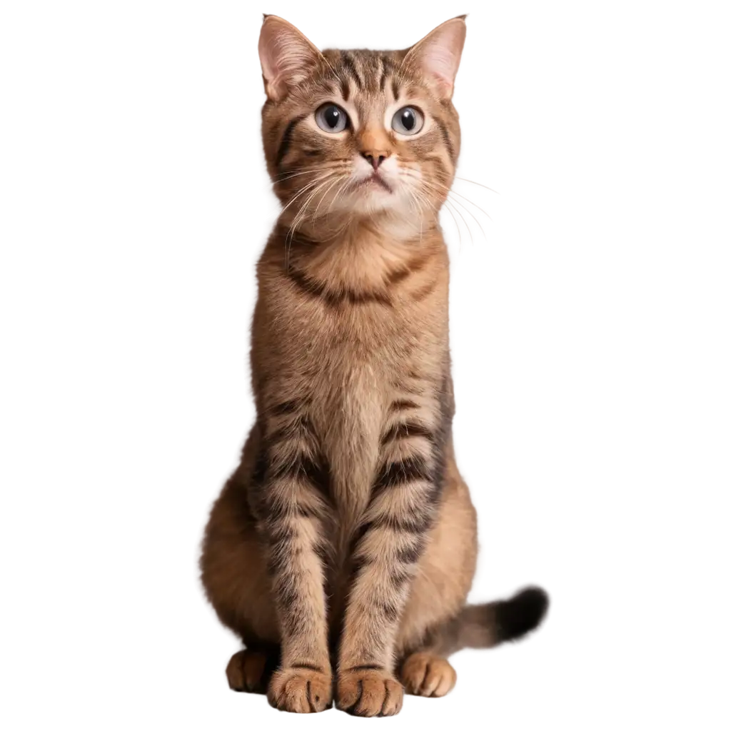 Adorable-Sitting-Cat-PNG-Capturing-Charm-and-Cuteness-in-HighQuality-Image-Format