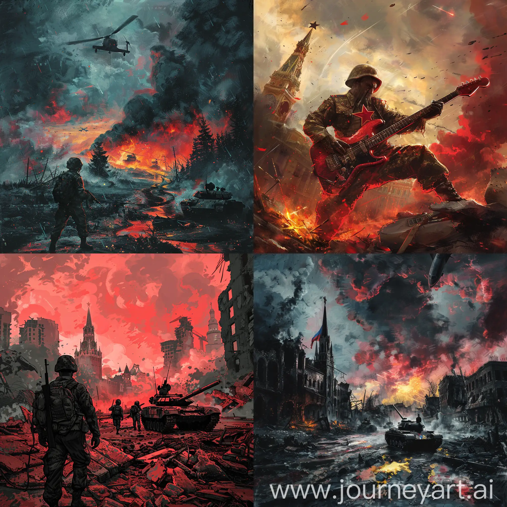 Aggressive-Rock-Track-Cover-Art-War-Between-Russia-and-Ukraine