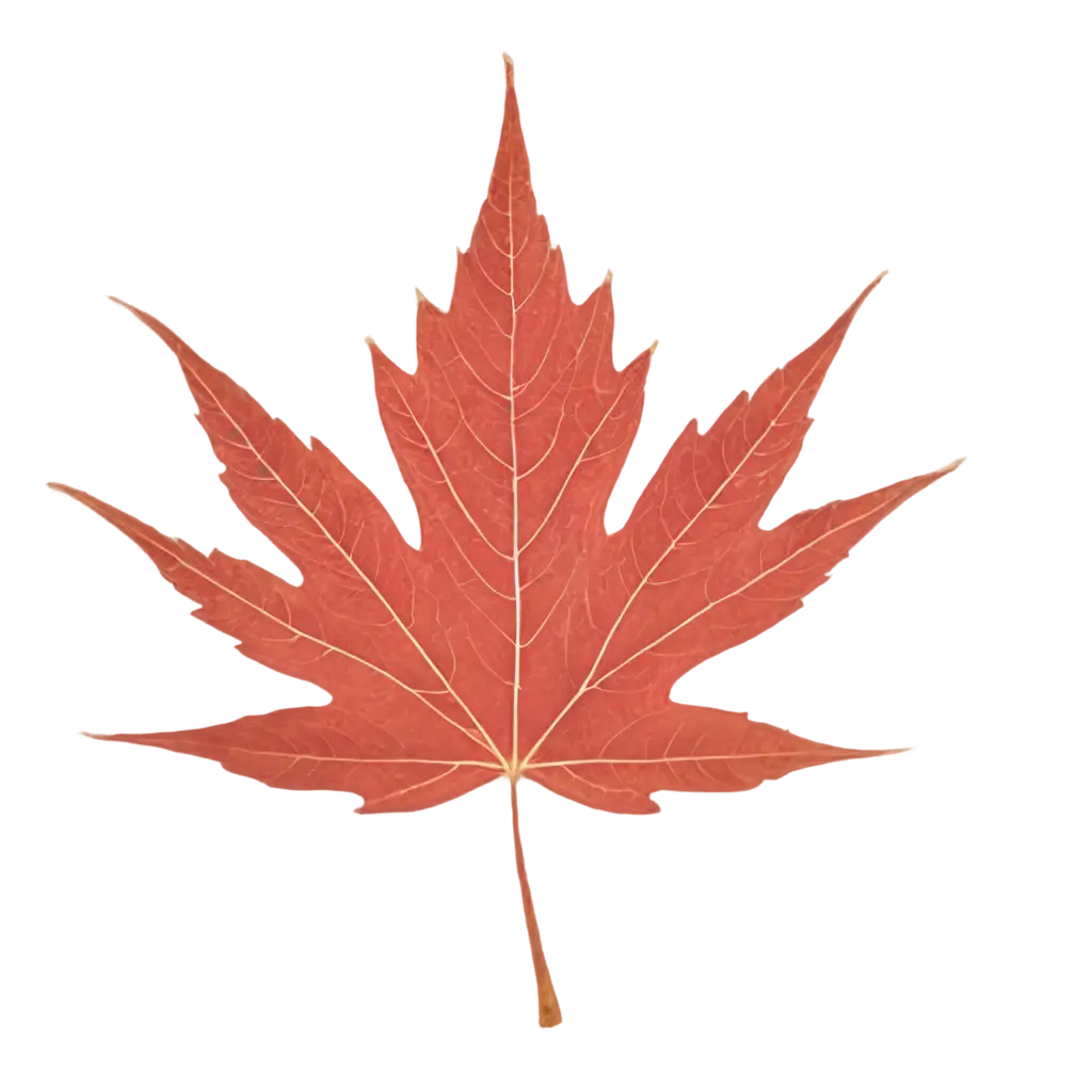 Vibrant-Ginger-Maple-Leaf-PNG-for-Creative-Projects-and-Nature-Enthusiasts