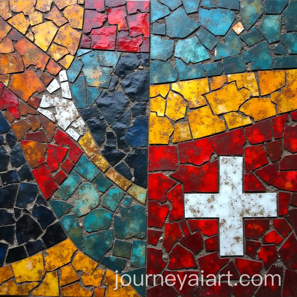 Abstract-Mosaic-in-Swiss-Cantonal-Coats-of-Arms-Colors-with-Varied-Shapes