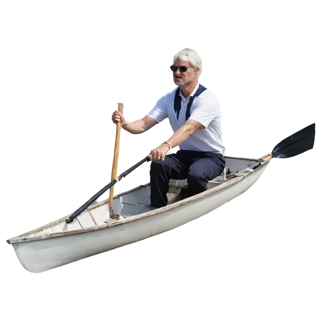 Man-Rowing-a-Boat-PNG-Image-HighQuality-Transparent-Artwork-for-Versatile-Use