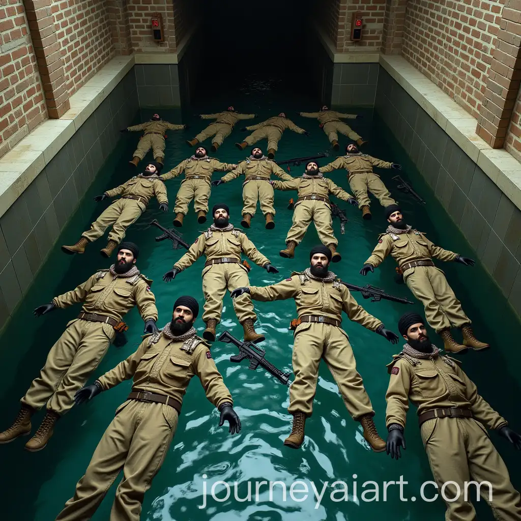 Military-Terrorists-in-Camouflage-Found-Dead-in-Underground-Pool-with-Weapons-and-Surveillance