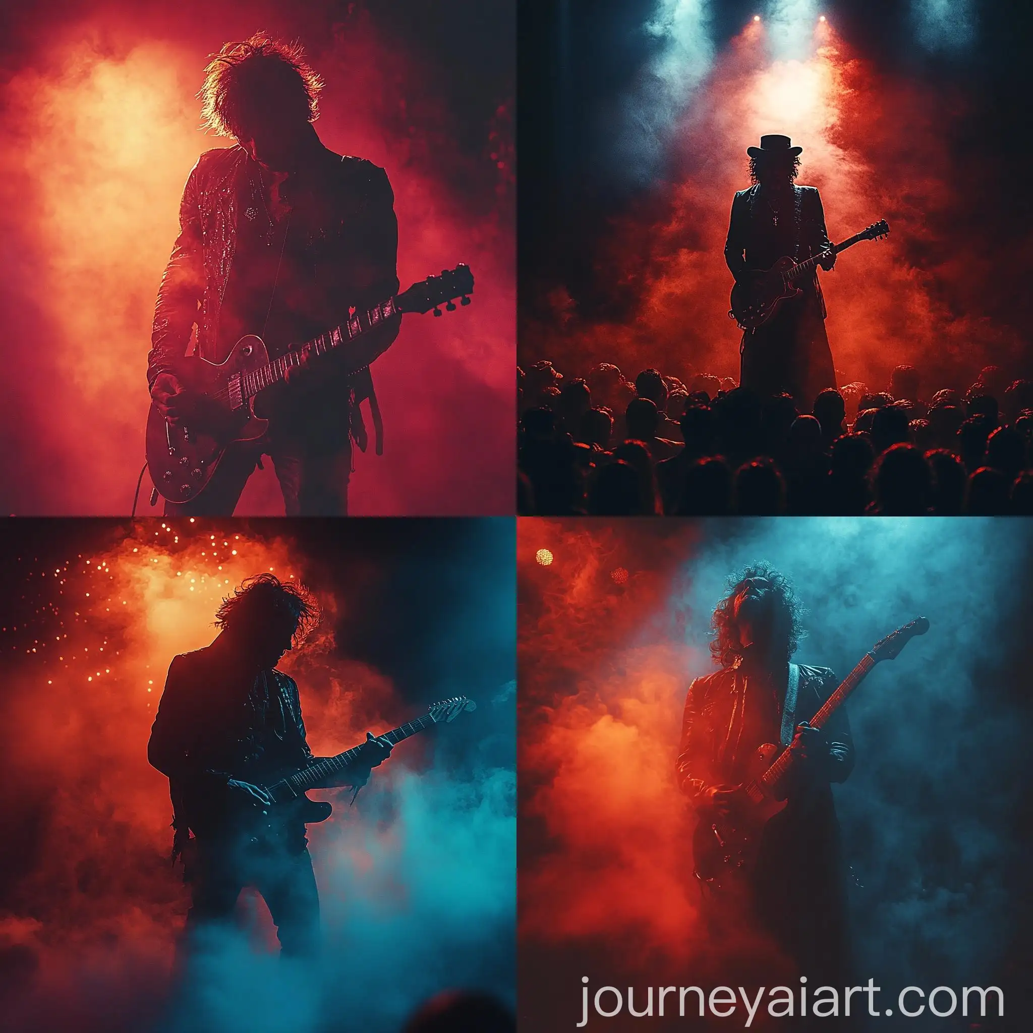 Rock-Concert-Album-Cover-Featuring-Guitarist-Silhouette