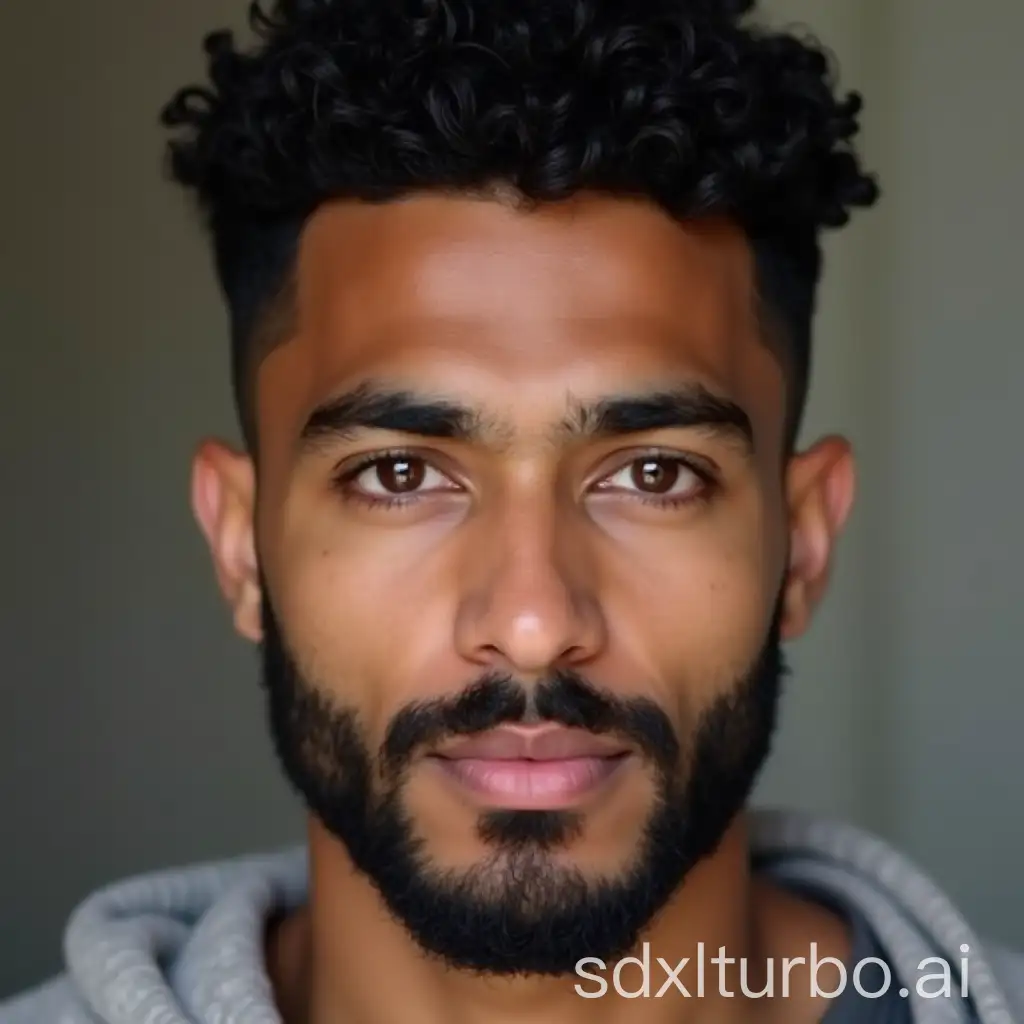 Portrait-of-Moroccan-Man-Age-28-with-Intense-Gaze-and-Rugged-Charm