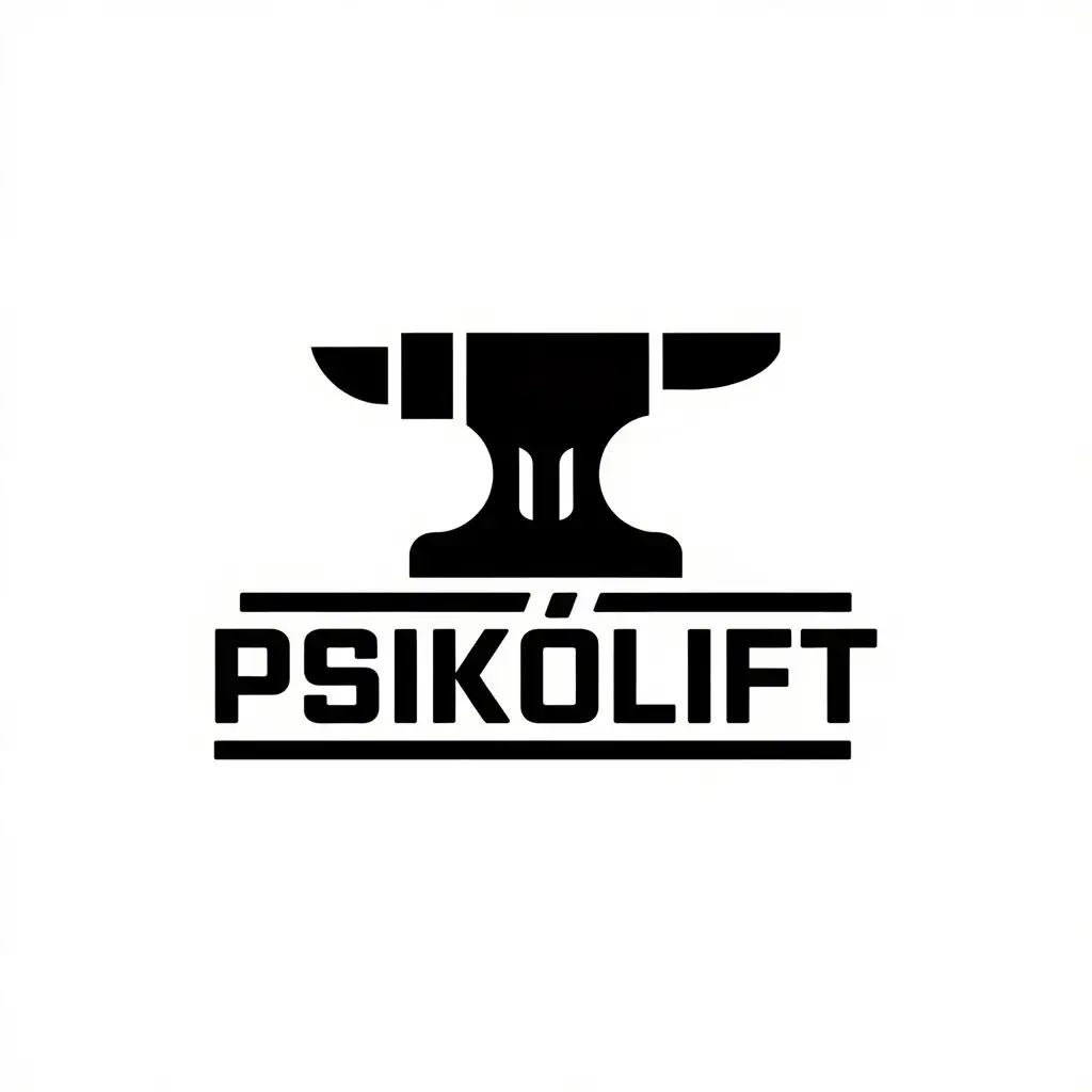 LOGO Design for PSKOLFT Anvil Symbol for Sports Fitness Industry