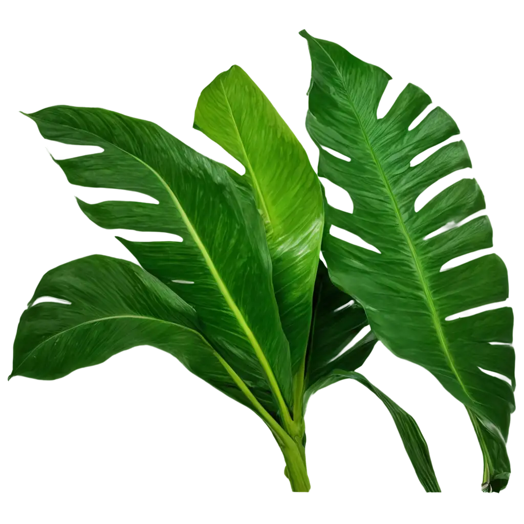 HighQuality-PNG-of-Big-Tropical-Banana-Leaves-for-Versatile-Design-Use