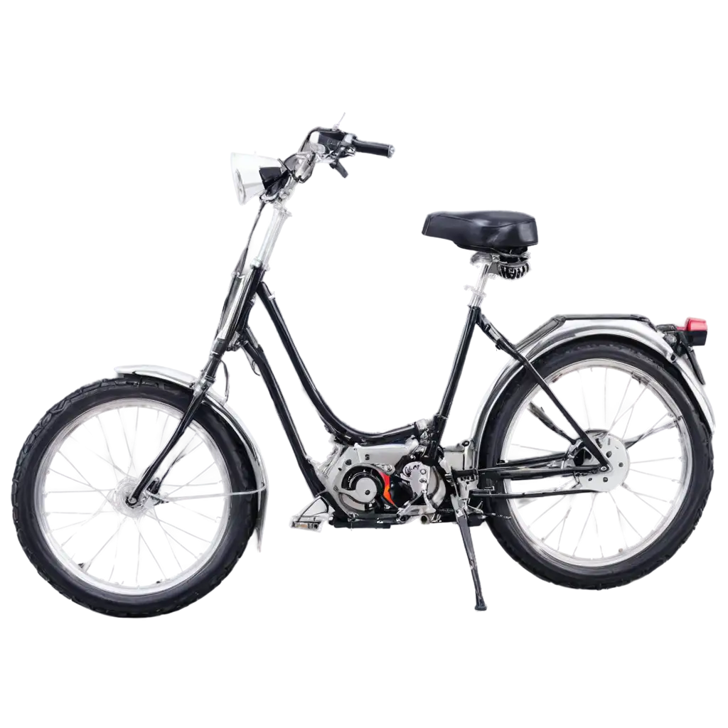 Motor-Bike-with-Cycle-Wheel-PNG-Image-A-Unique-Hybrid-Design-in-HighQuality-Format
