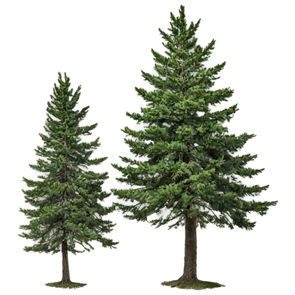 Two-Pine-Trees-PNG-Image-Tranquil-Forest-Scene-in-HighQuality-Format