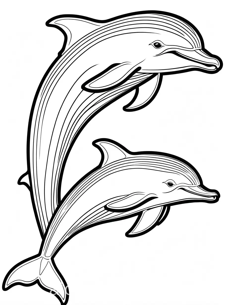 Simple-Dolphin-Coloring-Page-for-Kids-Easy-Line-Art-with-White-Background