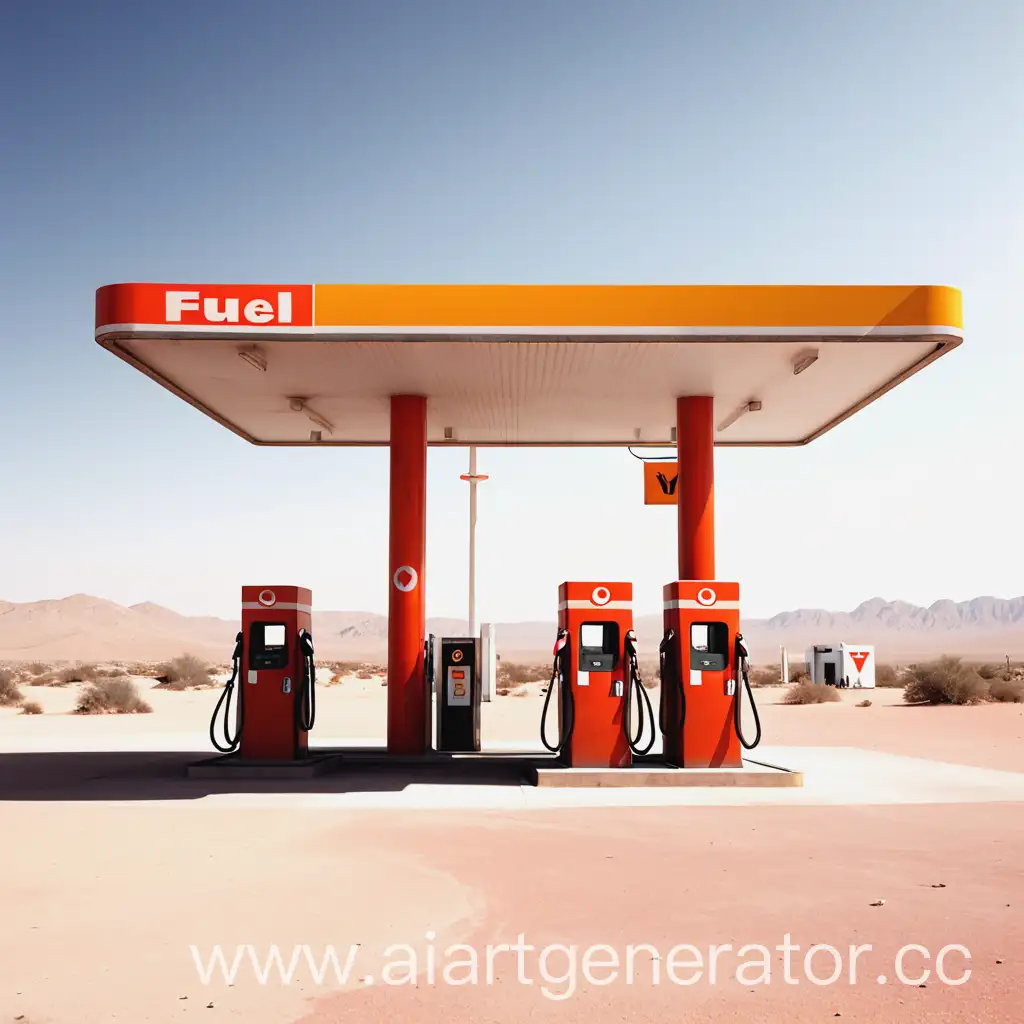 Desert-Fuel-Station-at-Sunset