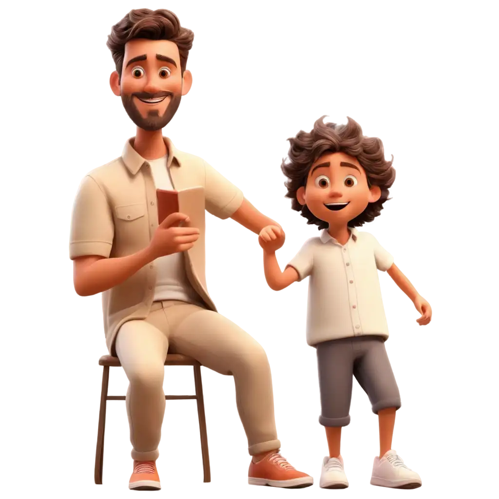 Fathers-Day-PNG-Animation-Celebrate-with-Vibrant-Animated-Drawings