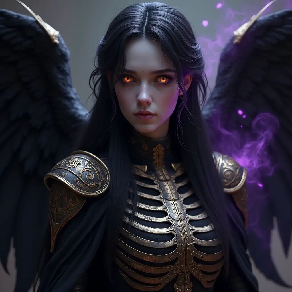 Ultra-Realistic-Dark-Fantasy-Portrait-of-a-20YearOld-Female-Daughter-of-a-Skeletal-Overlord-and-Fallen-AngelSkeletal-Overlord-Daughter-Portrait