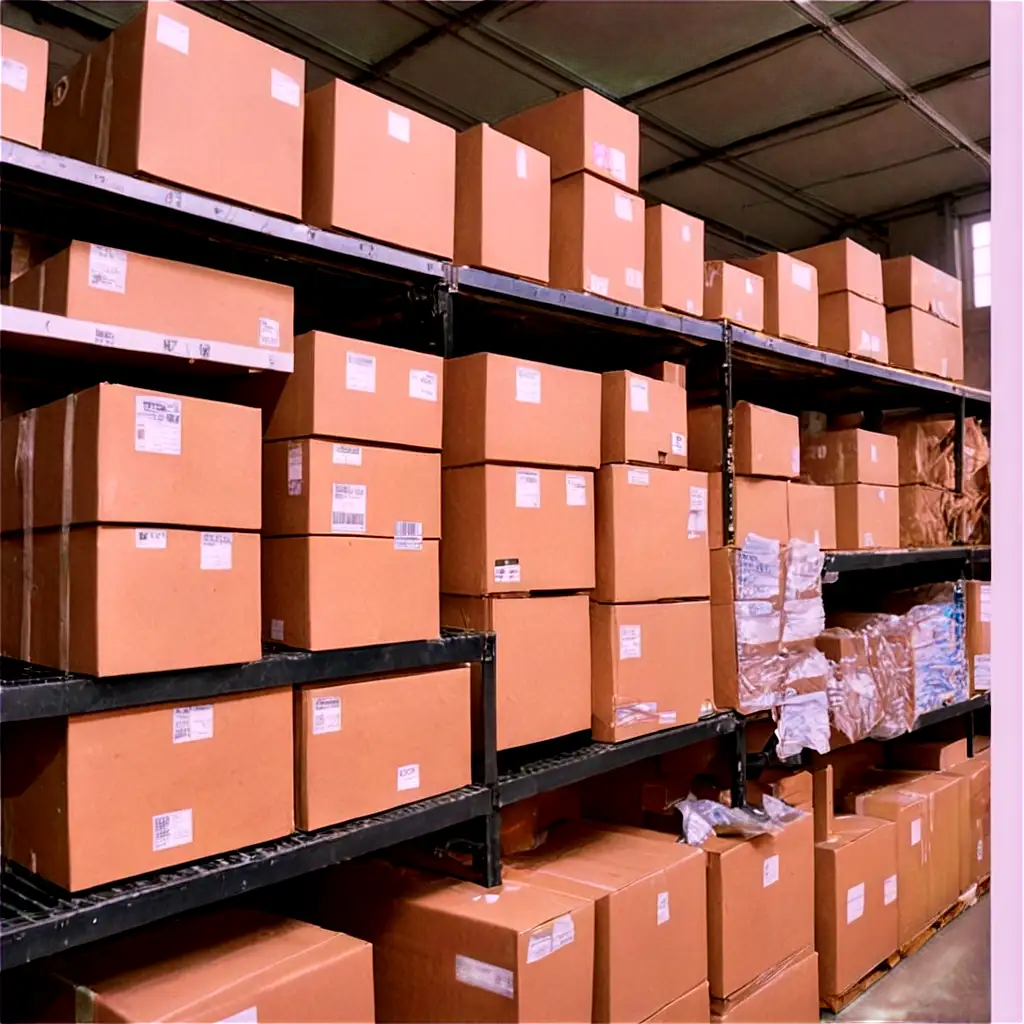 Mountainous-Warehouse-Captivating-PNG-Image-of-Goods-Piled-High