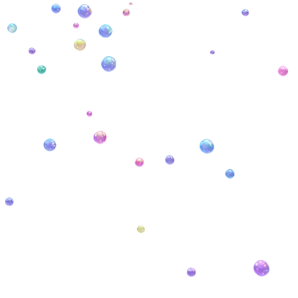 Vibrant-PNG-Bubbles-Image-A-HighQuality-Visual-Representation-of-Floating-Bubbles