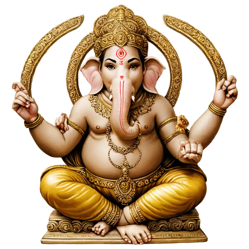 Lord-Ganesha-PNG-Image-Symbolic-Representation-with-HighQuality-Clarity