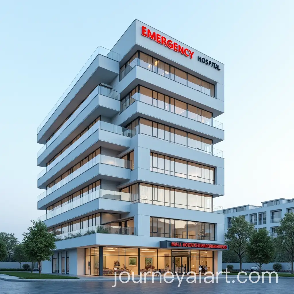 Modern-Hospital-Facade-with-Emergency-Room-and-Five-Floors