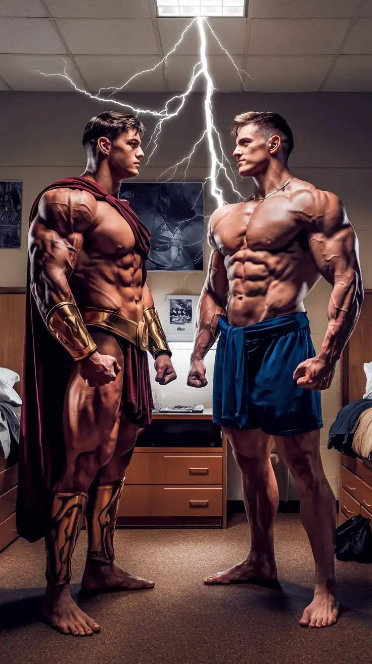 Superpowered-Muscle-Transformation-in-Dorm-Room