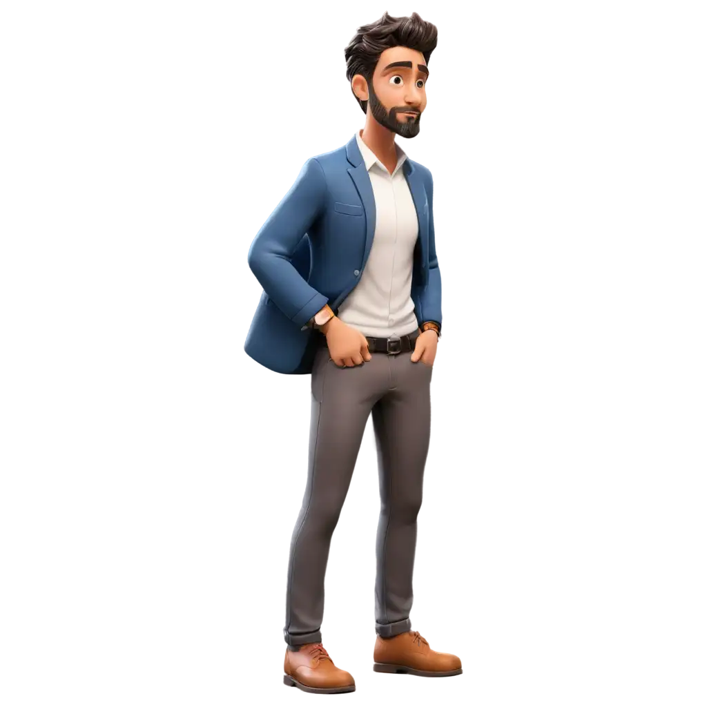 Cartoon-Man-Standing-Calmly-with-Hands-in-Pant-Pockets-PNG-Image-for-Clear-and-Versatile-Use