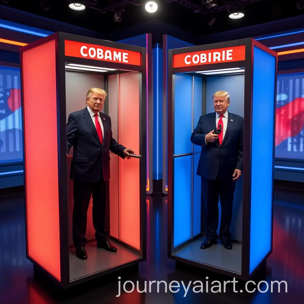 Two-Candidates-in-TV-Studio-Telephone-Booths