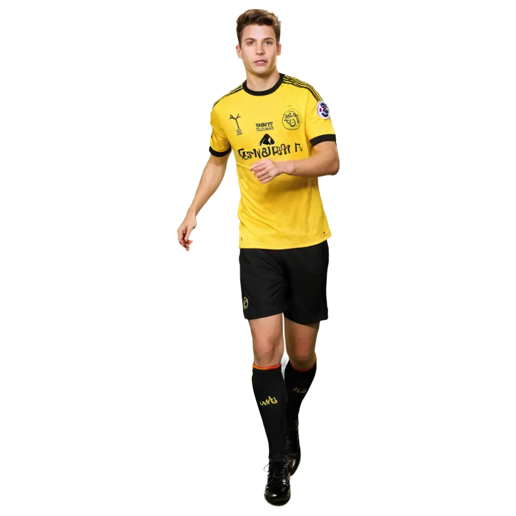 Dynamic-Soccer-Player-PNG-Image-in-Black-and-Yellow-Shirt-with-NORTHSTORE-Sponsor