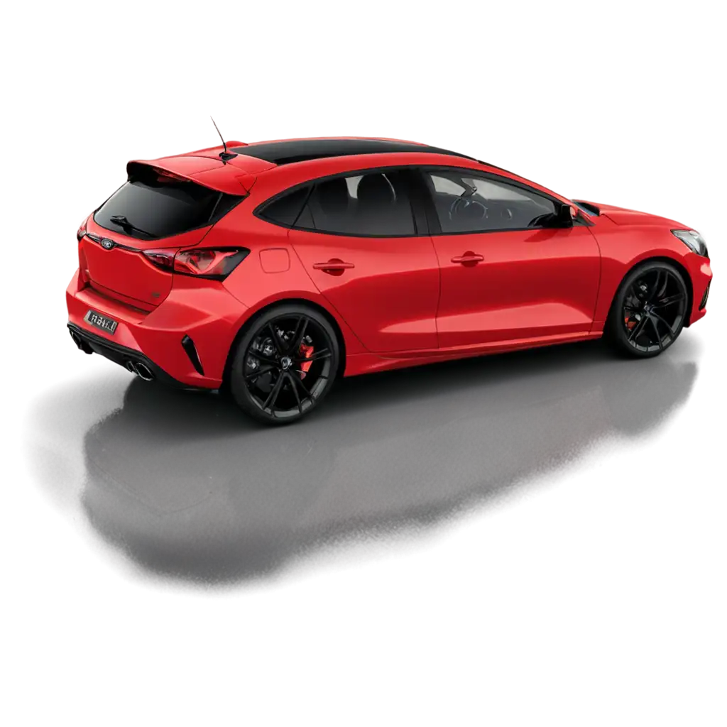 Ford Focus ST 2024 in red