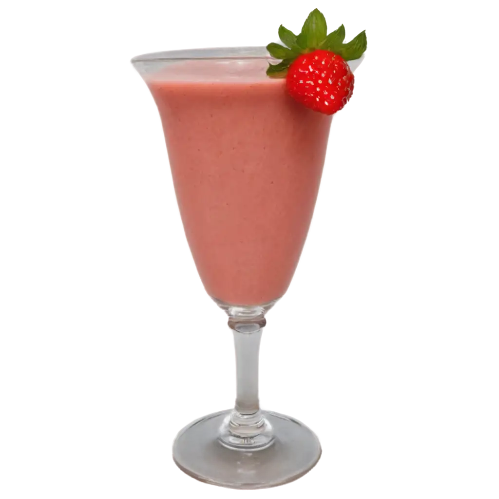 Strawberry-Smoothie-in-Fancy-Glass-PNG-Image-HighQuality-Versatile-for-Design-Projects