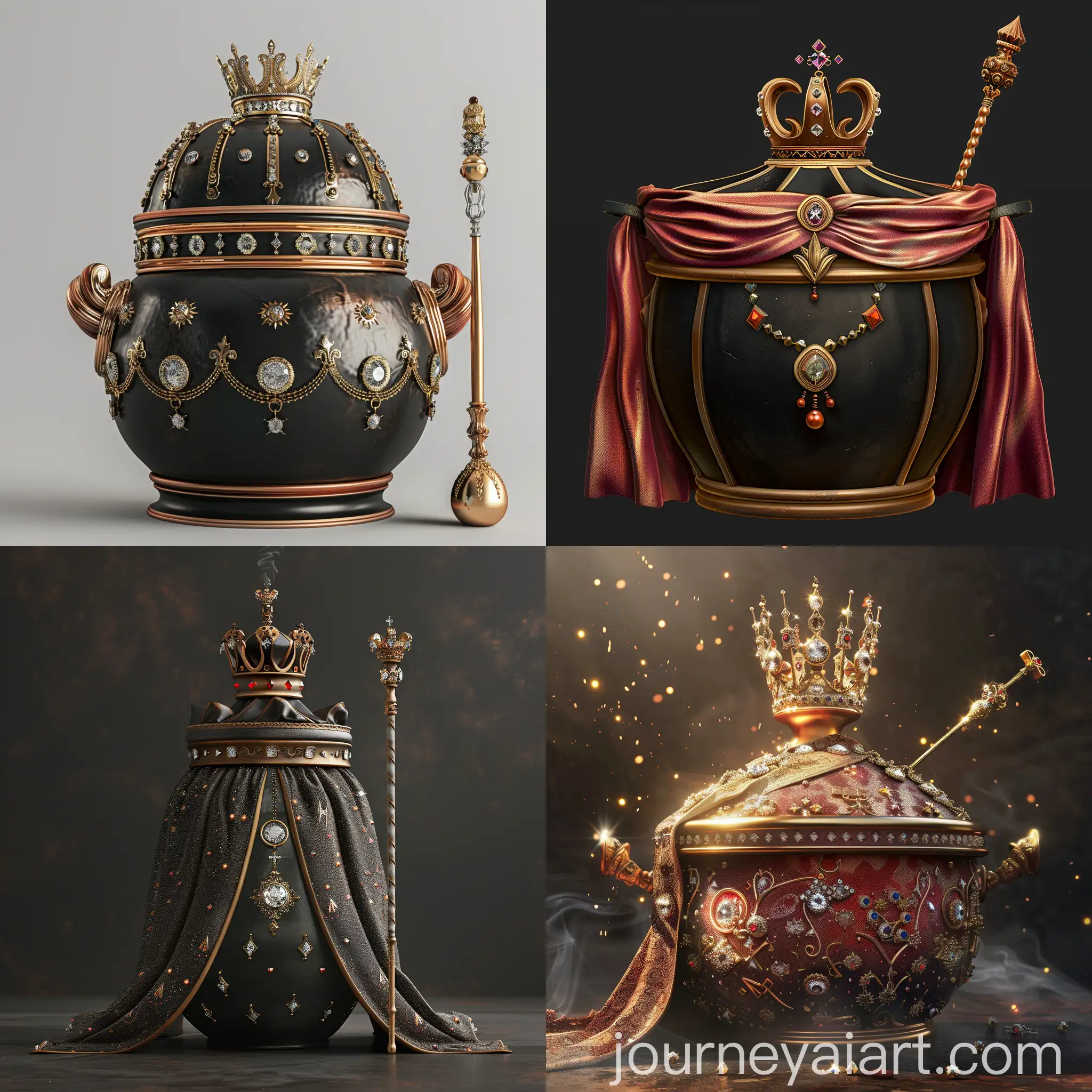 Royal-Cooking-Pot-with-Crown-Cape-and-Golden-Wand