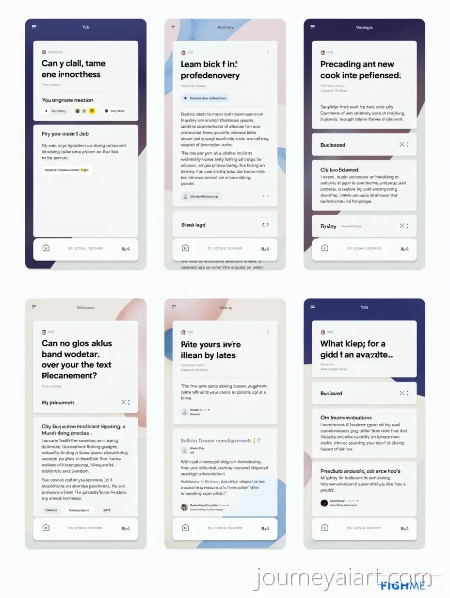 AIBased-Interview-Practice-Platform-UIAI-Image-Prompt-ExpansionUX-Design-Concepts-with-Distinct-Styles