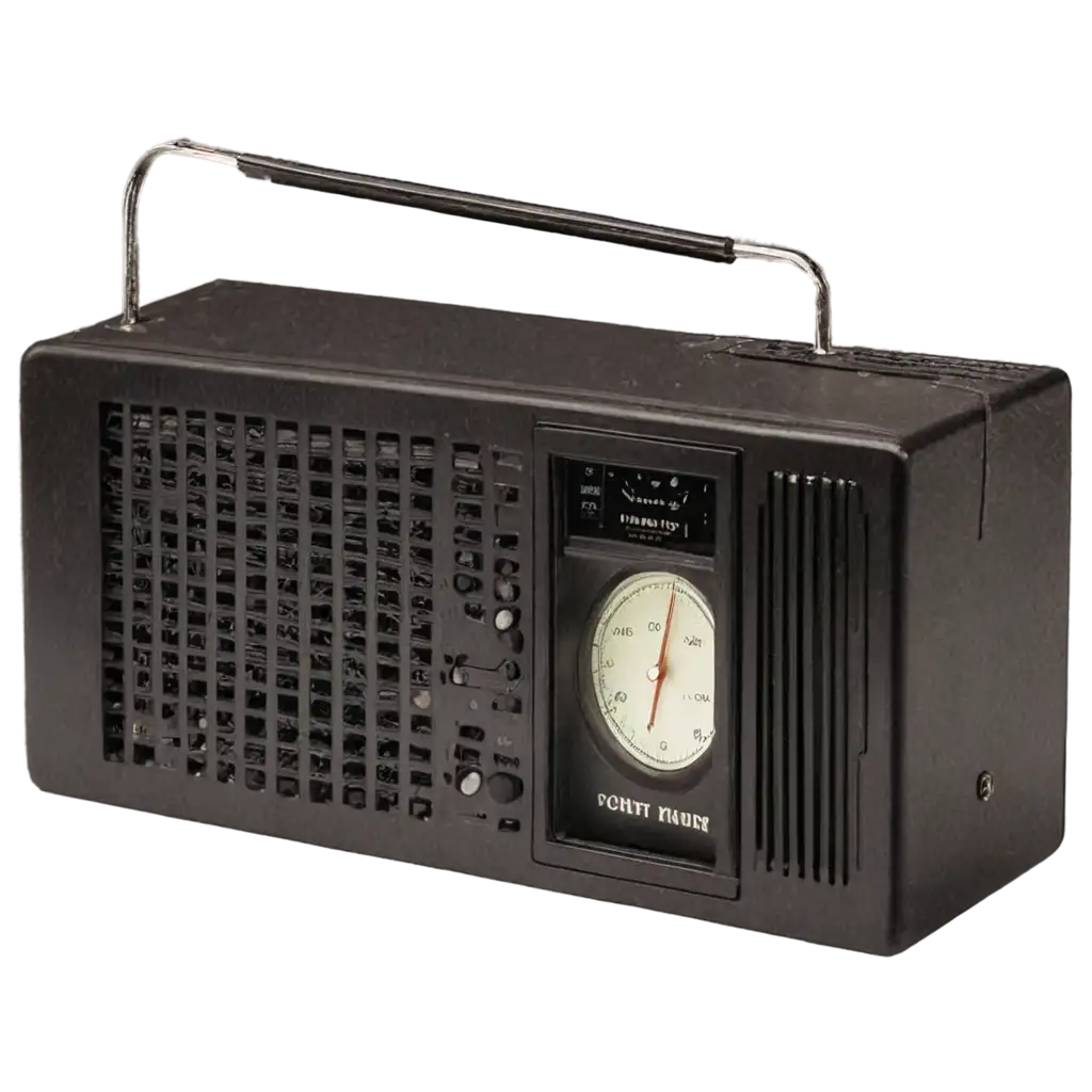 HighQuality-PNG-Image-of-a-Radio-Enhance-Your-Designs-with-Clear-and-Detailed-Radio-PNG-Art