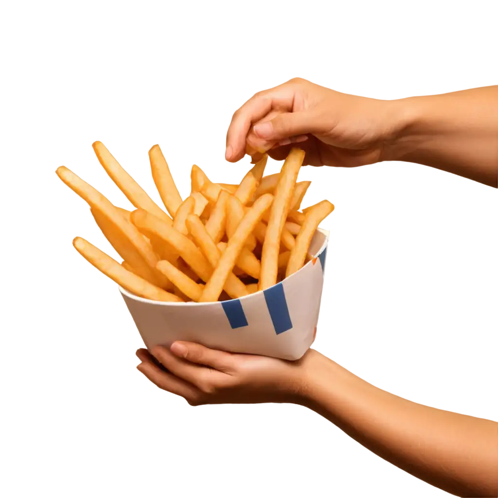 Hand-Holding-French-Fries-PNG-A-Deliciously-Clear-Image-for-Every-Need