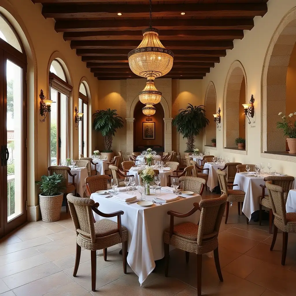 Sardinian-Style-Restaurant-Interior-Design-with-Ethnic-Elements